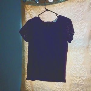 Market and spruce size medium purple blouse